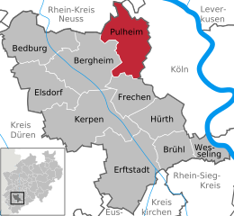 Pulheim – Mappa