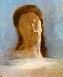 Odilon Redon, Les Yeux clos (1890)