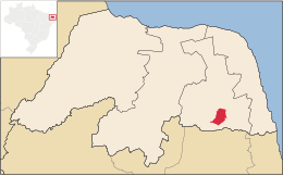 São José do Campestre – Mappa