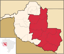 Leste Rondoniense – Mappa