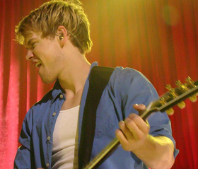 Chord Overstreet en tant que Sam lors du Glee Live! In Concert!.