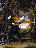 《阿克蘭上校和悉尼勳爵，弓箭手》（1769年）