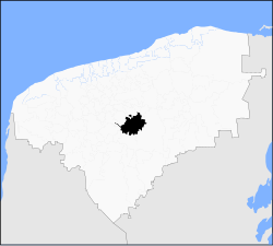 Municipal location in Yucatán