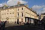 No 4 (Alfred Hopkins House) with railings, Queen Square