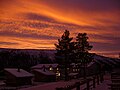 Hundfjället al tramonto vista da Tandådalen.