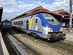 Voiture pilote de TER 200 en gare de Strasbourg.