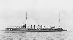 Эсминец USS Davis (DD-65)