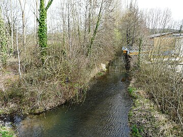 Le Vern au pont de la RD 44E1.