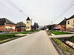 János Arany Street in Zók, 2020.