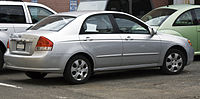 2007-09 Kia Spectra EX sedan (US)