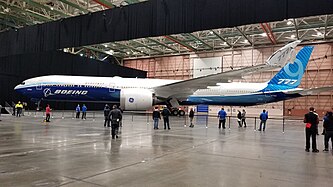 Boeing 777X during its rollout