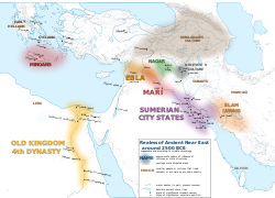 Location of Sumer