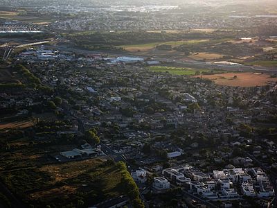 Vue aérienne de Baillargues.