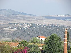 Bat Shlomo as seen from Zikhron Ya'akov