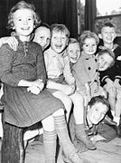 Belgian refugee children, London 1940