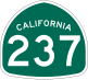 State Route 237 marker