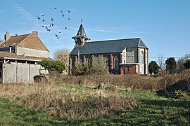 L'église Saint-Vaast...