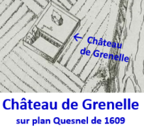 Le château de Grenelle en 1609.