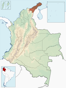 Localisation de La Guajira