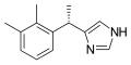 Chemical structure of Dexmedetomidine.