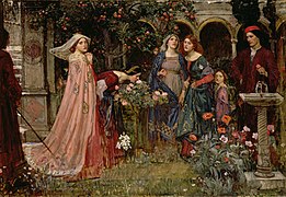 Le Jardin enchanté, par John William Waterhouse, 1916-1917.