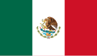 Bandera nacional de los Estados Unidos Mexicanos