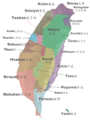 Image 8Original geographic distributions of Taiwanese aboriginal peoples (from History of Taiwan)