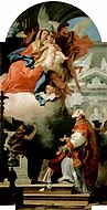 La Vierge apparaissant à Philippe Neri, Giambattista Tiepolo[25].