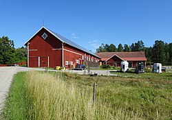 Ekonomibyggnader vid Hedlanda gård.