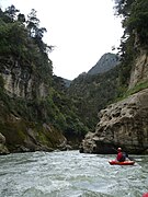 Kayaking the Mohaka.