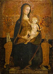 Anonyme, La Vierge à l'Enfant Jésus, ca. 1450