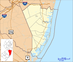 Waretown is located in Ocean County, New Jersey