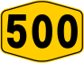 Federal Route 500 shield}}