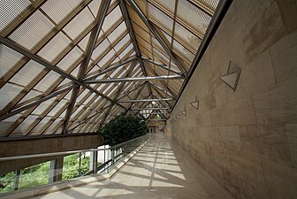 I. M. Pei's interior style in Miho museum