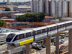 Pruebas en el primer tren, en enero de 2014