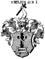 Stammwappen in Sieb­machers Wappen­buch 1886