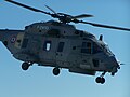 Un NH90 Caïman Marine, type d'appareil qui entre en service opérationnel fin 2011.