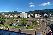 東口駅前広場（2021年9月）