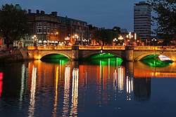 O'Connell Bridge, looking northeast