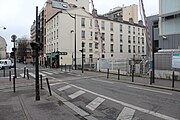 パリにある踏切の別の眺め