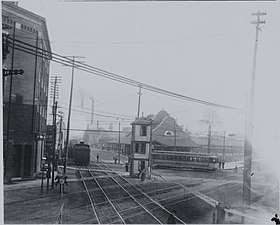 Pennsylvania Company tracks looking southeast, c. 1910s