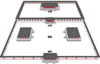 小墾田宮推定見取図