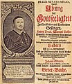 Praxis pietatis melica par Johann Crüger, un important hymnaire luthérien allemand du XVIIe siècle.