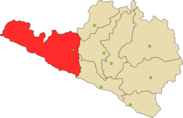 Provincia di Caravelí – Mappa