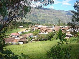 Vista panorámica del pueblo de Saucepampa