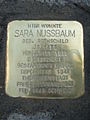 Stolperstein für Sara Nussbaum