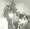 The Amirian Family celebrating Armenian Christmas on January 6, 1960.