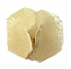 Witherite crystal from the Cave-in-Rock Sub-District, Illinois – Kentucky Fluorspar District, Hardin County, Illinois