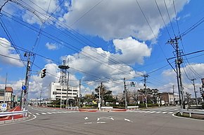 米代児童公園前交差点