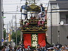 筒井町天王祭の湯取車 （2012年6月）